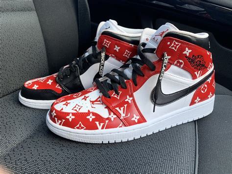 louis vuitton customs|custom louis vuitton jordan 1.